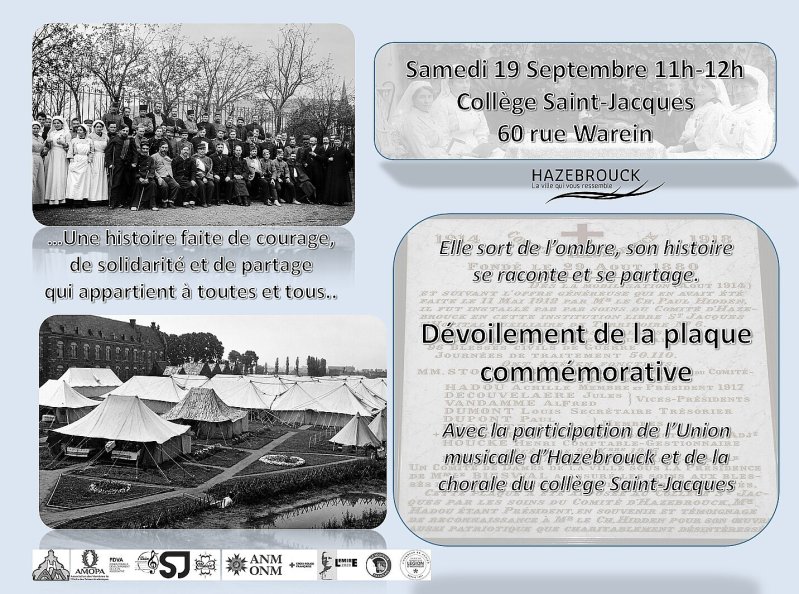La plaque commémorative sort de l’ombre