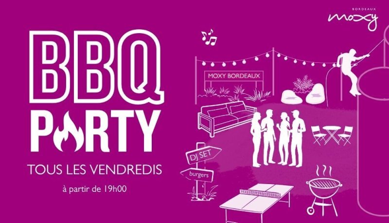 BBQ & Dj set au Moxy