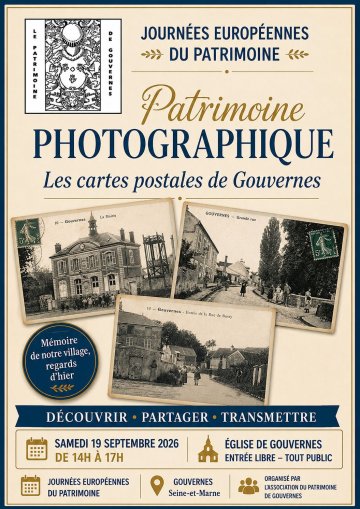 Patrimoine photographique - Les cartes postales de Gouvernes