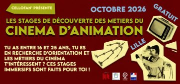 Les stages de découverte des métiers du cinéma d'animation