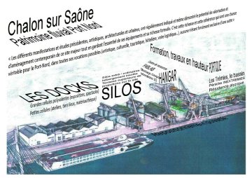 Exposition au Port Nord de Chalon-sur-Saône