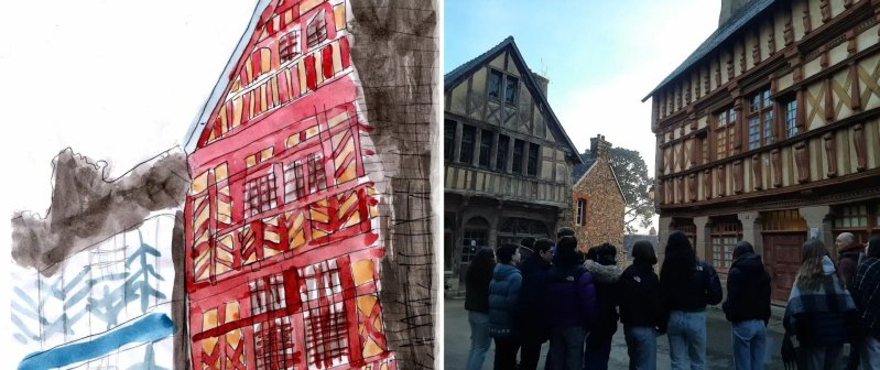 ART-CHITECTURES, Pans-de-bois, couleurs et impressions