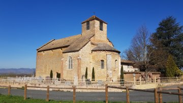 Visite guidée de l'église romane de Bey (Ain)