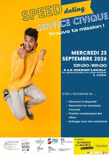SPEED DATING SERVICE CIVIQUE Trouve ta mission !