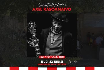 Concert chez Papa : Axel Rosoanaivo