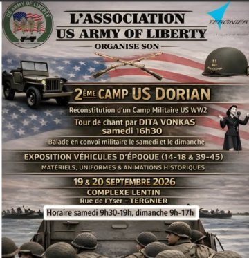 2ème camp militaire "Dorian" époque 14/18 et 39/45