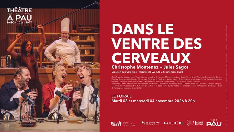 Saison Théâtre à Pau - Dans le ventre des cerveaux