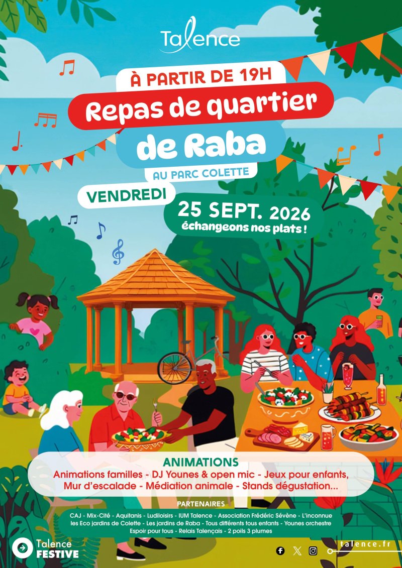 Repas de quartier Raba