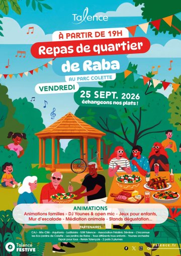 Repas de quartier Raba
