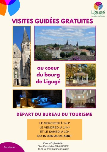 Visites commentées au cœur du bourg de Ligugé