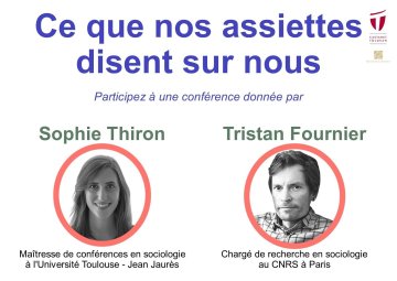 Conférence "Ce que nos assiettes disent sur nous"