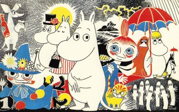 Exposition et projection « La vallée des Moomins » du 1er septembre au 3 octobre à la bibliothèque Aimé Césaire