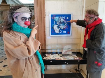 Visite clownesque par la compagnie « Les 2 de la Spontanée »