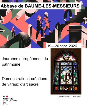 Démonstration : créations de vitraux d'art sacré