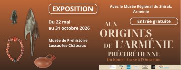 Visite guidée de l'exposition temporaire sur l'âge du bronze en Arménie