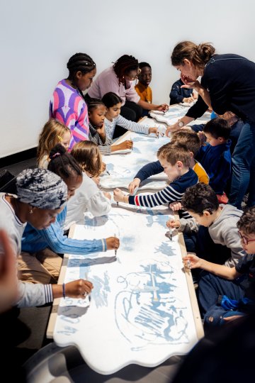 L'eau et les rêves / Installation participative