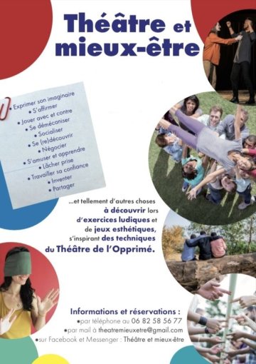Ateliers ludiques de jeux et exercices théâtraux en plein air