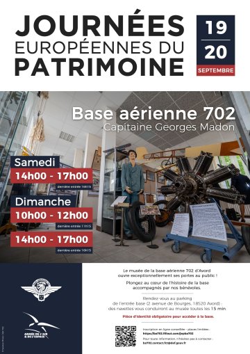 Visite du musée de la Base Aérienne 702 "capitaine Georges Madon" d'AVORD