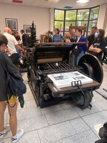Découvrez des machines d’imprimerie anciennes et récentes