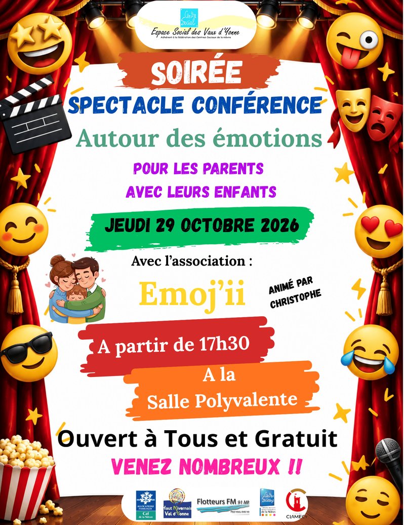 Spectacle conférence "Autour des émotions"