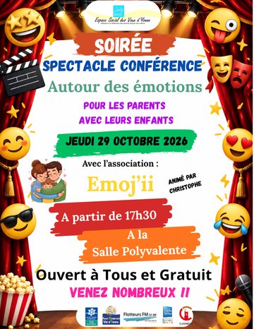 Spectacle conférence "Autour des émotions"
