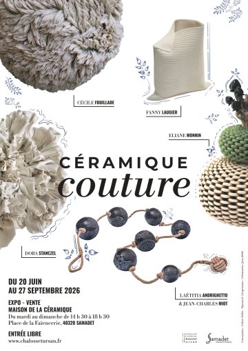 Visite libre : à la découverte de l'exposition vente "Céramique Couture"