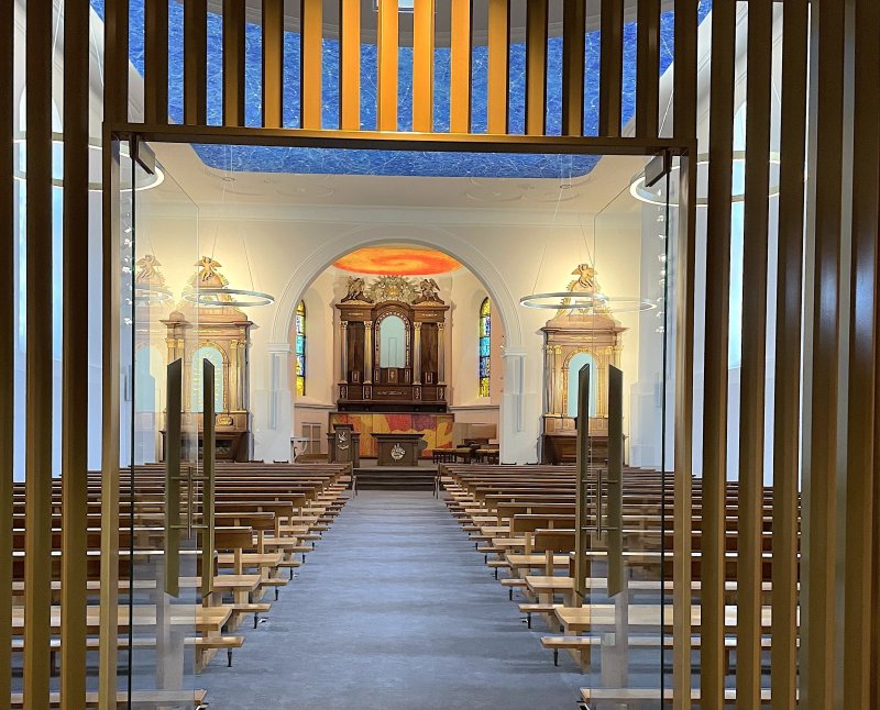 Visite guidée de l'église rénovée Saint-Laurent de Hesingue
