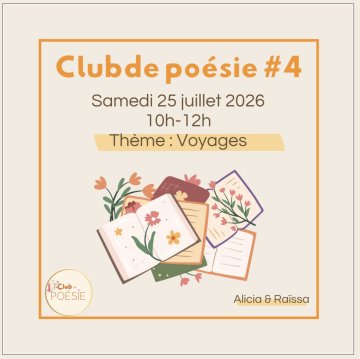 Club de poésie sur le thème "Voyages"