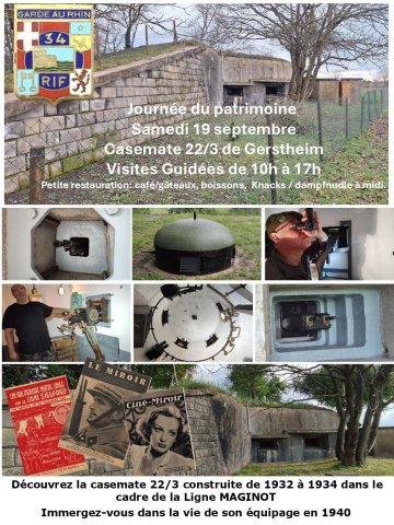 Visite guidée d'une casemate de la ligne Maginot