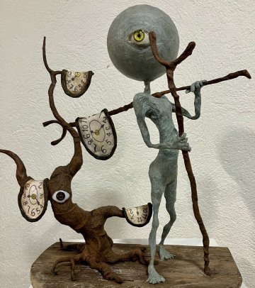 Atelier sculpture au papier maché