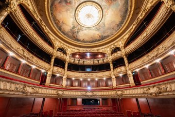 Visite du théâtre Gabriel-Dorziat