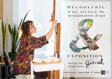 Découverte d'un atelier de conservation-restauration d'art moderne et exposition de portraits : le regard de la restauratrice sur Georges Gimel