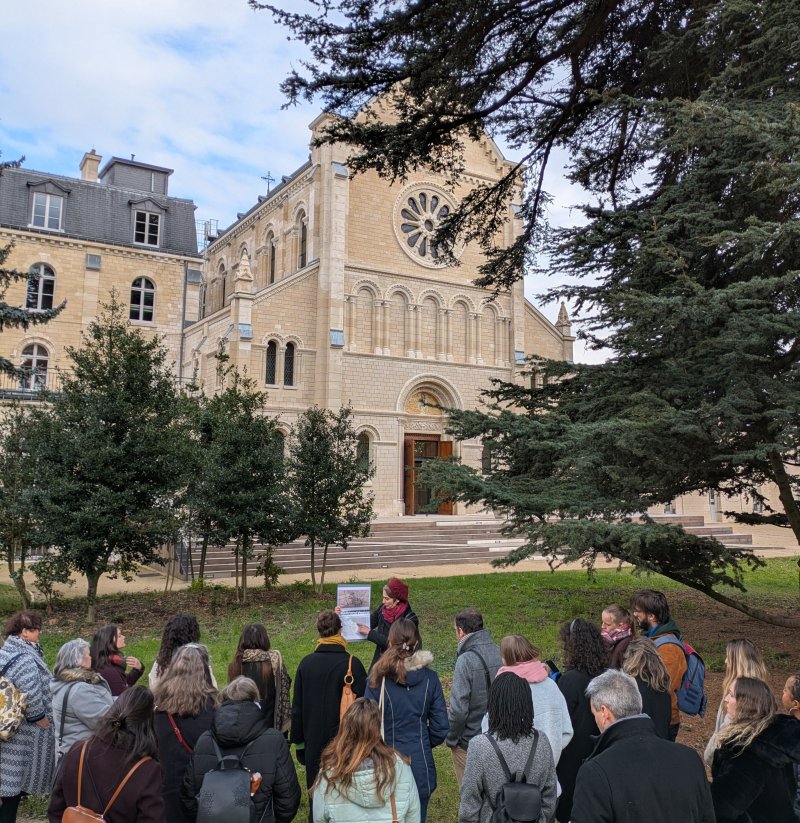 Visite sur l'histoire du château de Sarcelles et sa transformation en centre culturel Simone-Veil