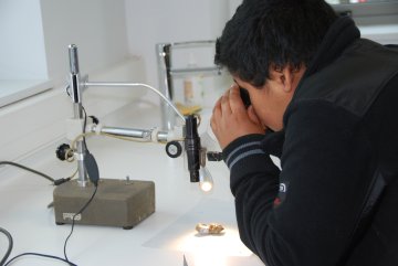 Visite de l'atelier de restauration d'objets en métal