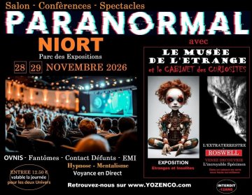 Salon du Paranormal au Parc des Expositions à Niort
