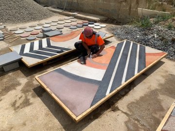 Rencontre avec l’artiste Stefan Shankland : une œuvre en « Marbre d’ici » pour le cœur du parc de Billancourt