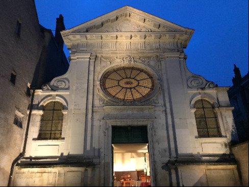 Visite du temple protestant de Tours