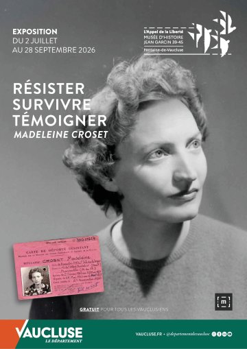 Visite guidée de l'exposition Survivre, témoigner, juger : Madeleine Croset