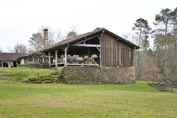 Visite commentée d’un ancien atelier de distillation de la gemme récemment rénové