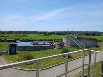 Visite de la STEP Sainte Cécile les Vignes