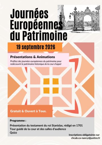 Présentation d'un document historique rare à la Cour d'appel