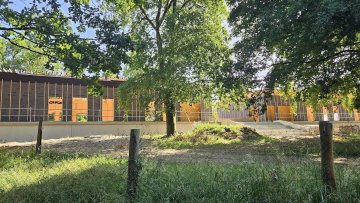 Visite de chantier du site de l'accueil de loisirs aux Bruges