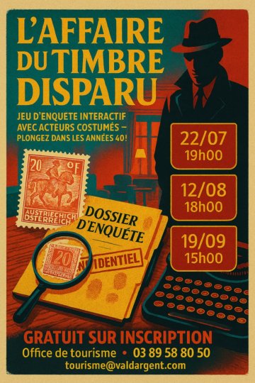Jeu d'enquête : " l'Affaire du timbre disparu "