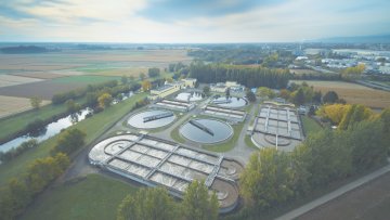 Visite de la station de traitement des eaux usées de Colmar