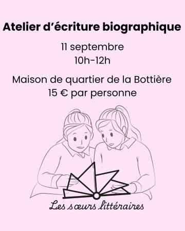 Atelier d'écriture biographique