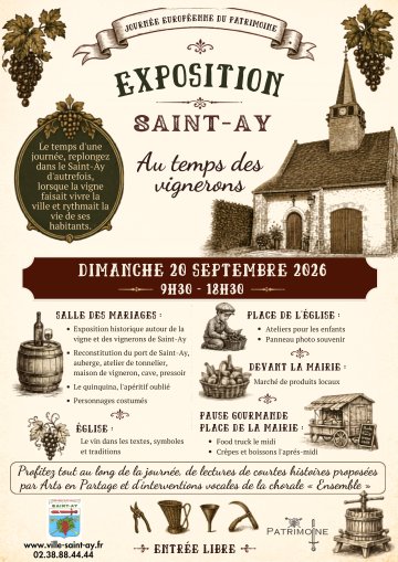 Exposition "Saint-Ay au temps des vignerons"