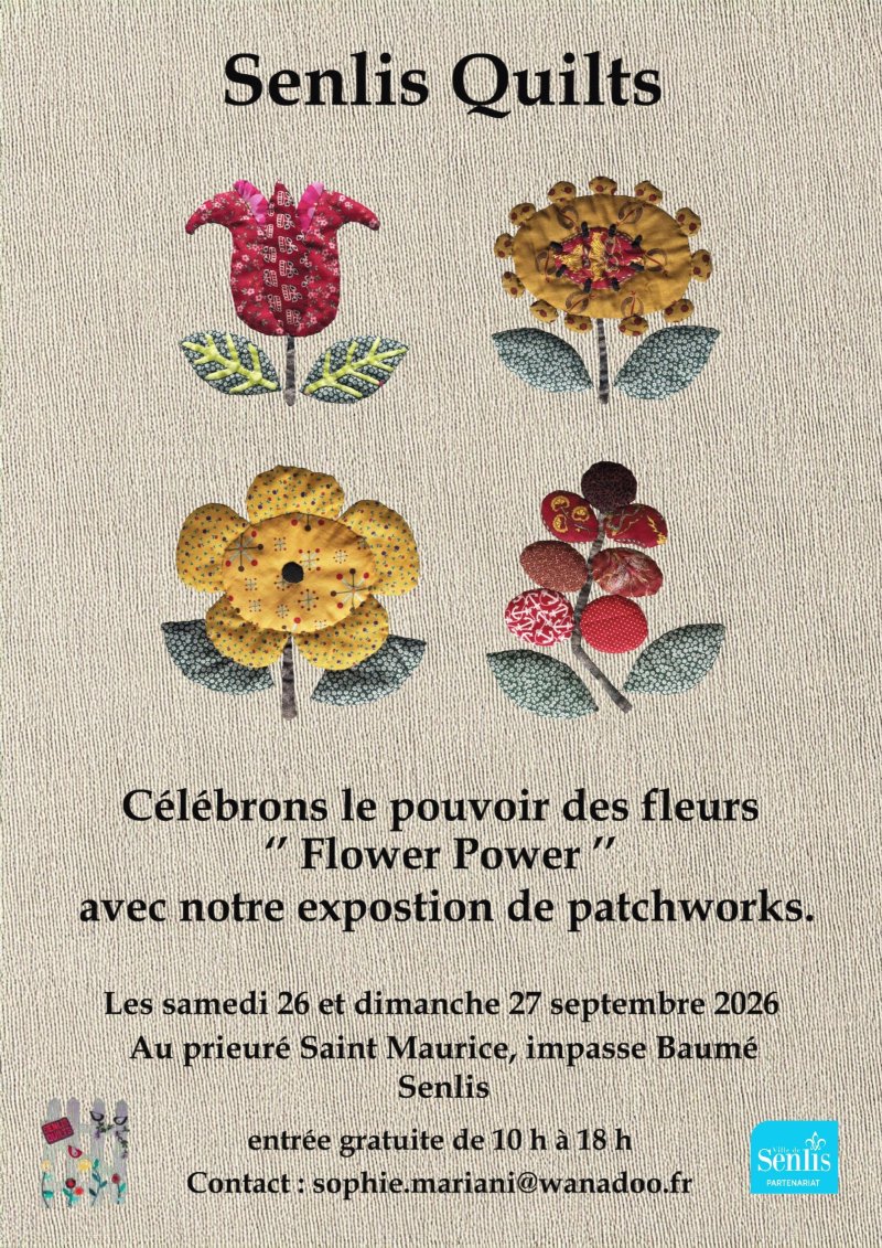 Exposition de Senlis Quilts  'Flower Power'