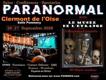 Salon du Paranormal au Parc des Expositions à Clermont-de-l'Oise