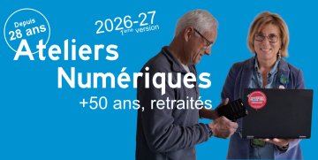 Inscription ateliers numériques seniors 2026-2027