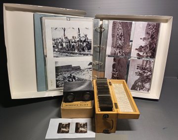 Démonstration : plaques de verre et photographies en histoire et en lumière